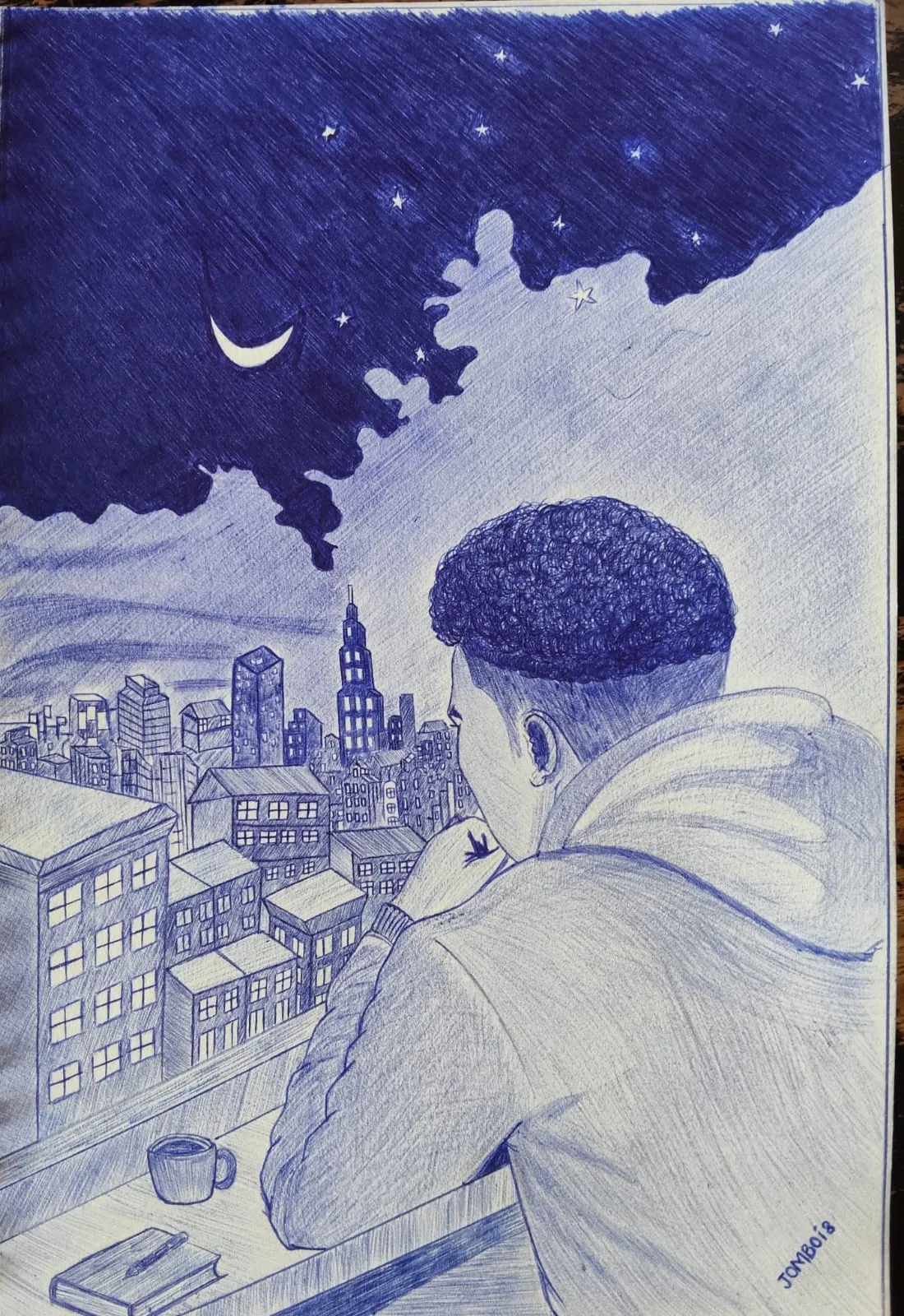 Midnight Balcony